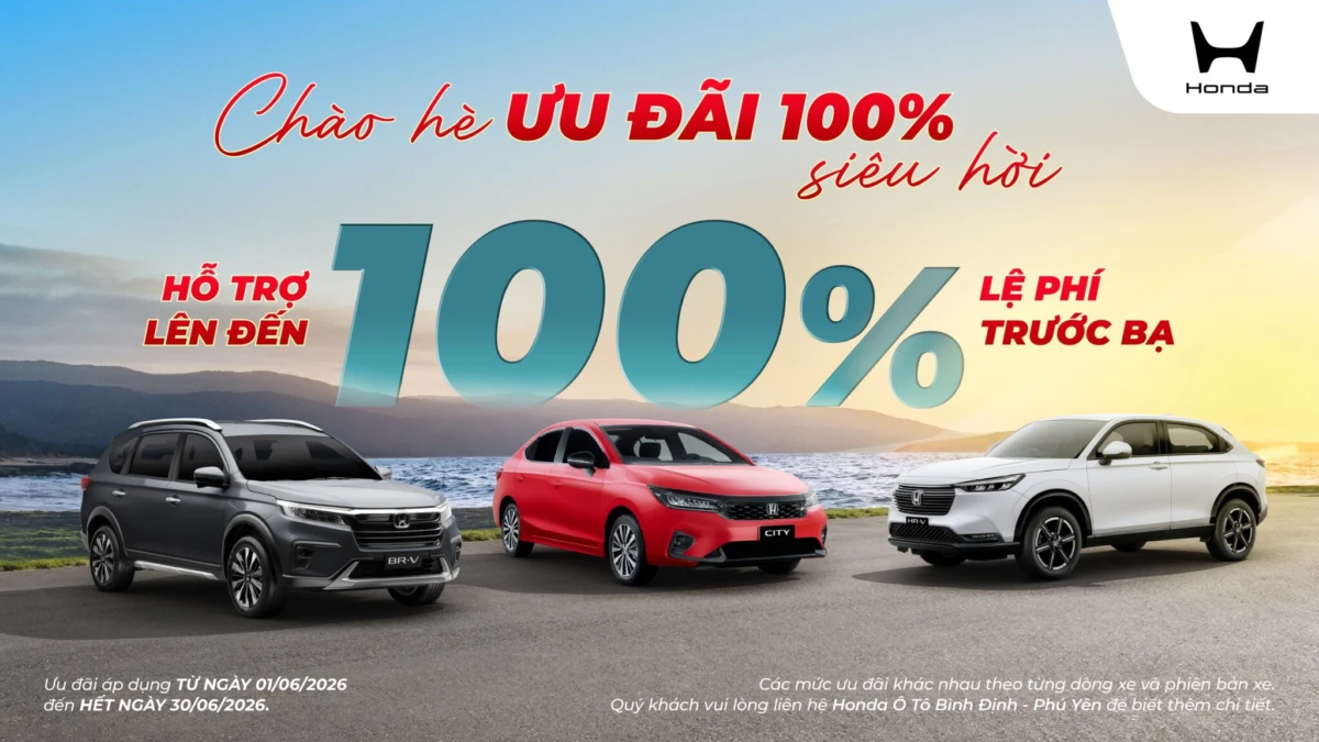 Ưu ĐÃi 100% LỆ PhÍ TrƯỚc BẠ Trong ThÁng 6/2026☀️chào Hè ưu đãi 100% – Siêu Hời